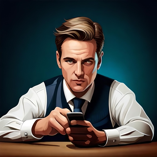 Un joueur qui sélectionne minutieusement un site de brokerage