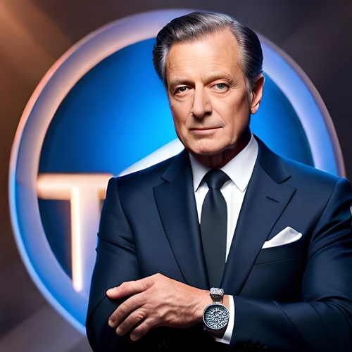 Un présentateur de jeux TV