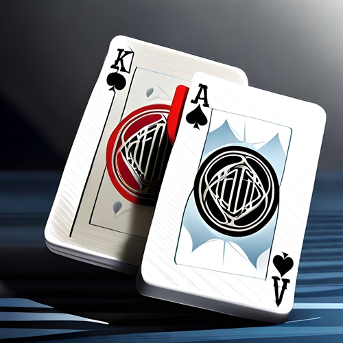 Deux cartes de jeu : le Roi et l’AS
